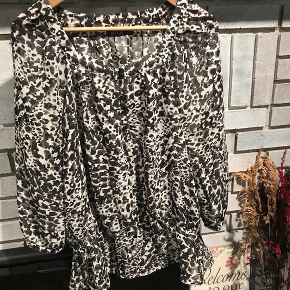 Apt. 9 Tops - Semi-Sheer Blouse